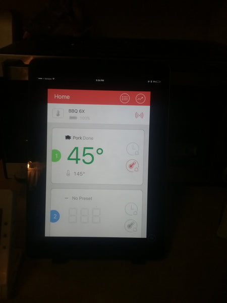 8.0 rev Wireless Food Temperature Data Monitor Model PRO5-FTDM