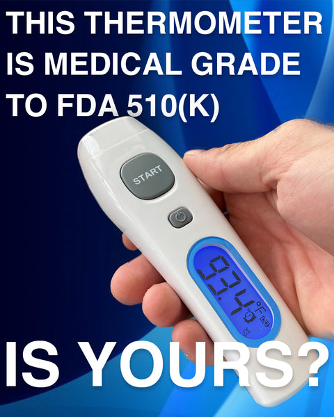 Metris Instruments THD2FE - FDA Listed Non-contact Infrared FOREHEAD/BODY thermometer for CLINICAL -HOSPITAL