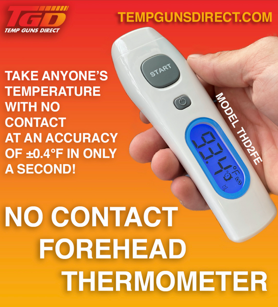 Metris Instruments THD2FE - FDA Listed Non-contact Infrared FOREHEAD/BODY thermometer for CLINICAL -HOSPITAL